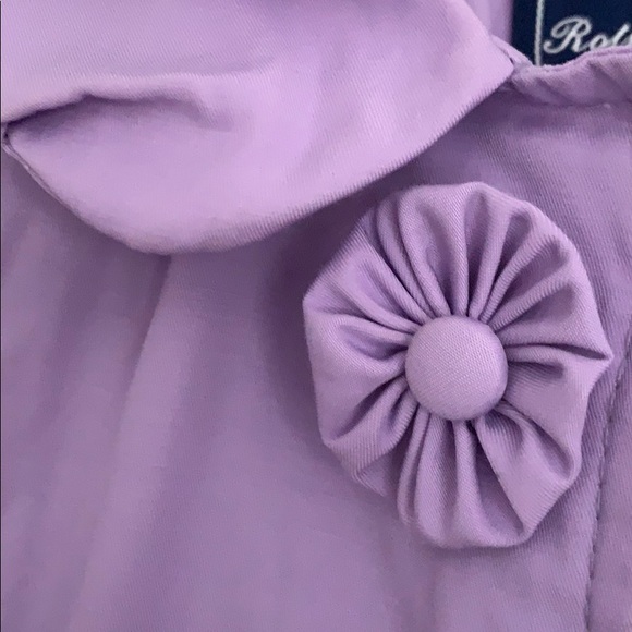 Purple Rothschild trench coat 4T - Picture 4 of 5